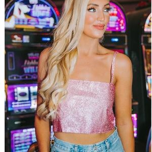 Buddy Love Girly Girl Rhinestone top